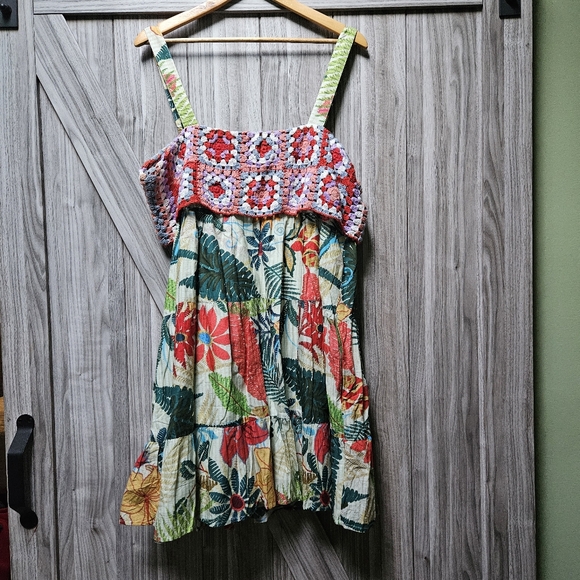 Farm Rio Crochet Mini Dress - Picture 14 of 16